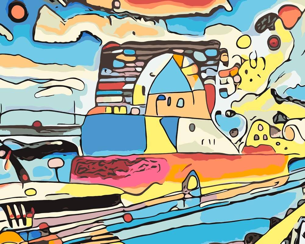 Malen nach Zahlen - Malen nach Zahlen - Köln ist bunt - 3 - Artist's Edition - by zamart