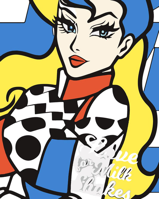 Malen nach Zahlen - Malen nach Zahlen - Love for Milk Shakes - Artist's Edition - by zamart
