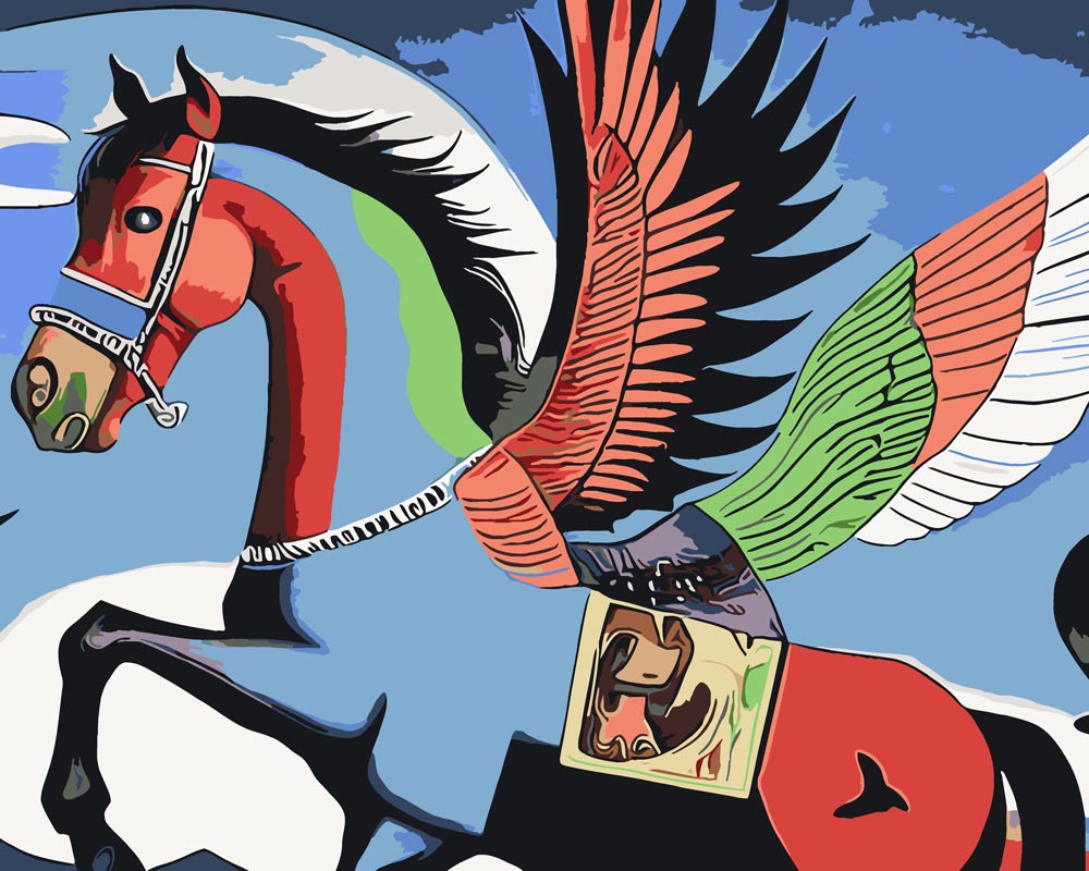 Malen nach Zahlen - Malen nach Zahlen - Pegasus - Artist's Edition - by zamart
