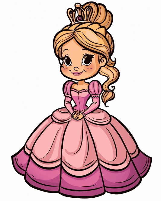 Malen nach Zahlen - Malen nach Zahlen - Prinzessin
