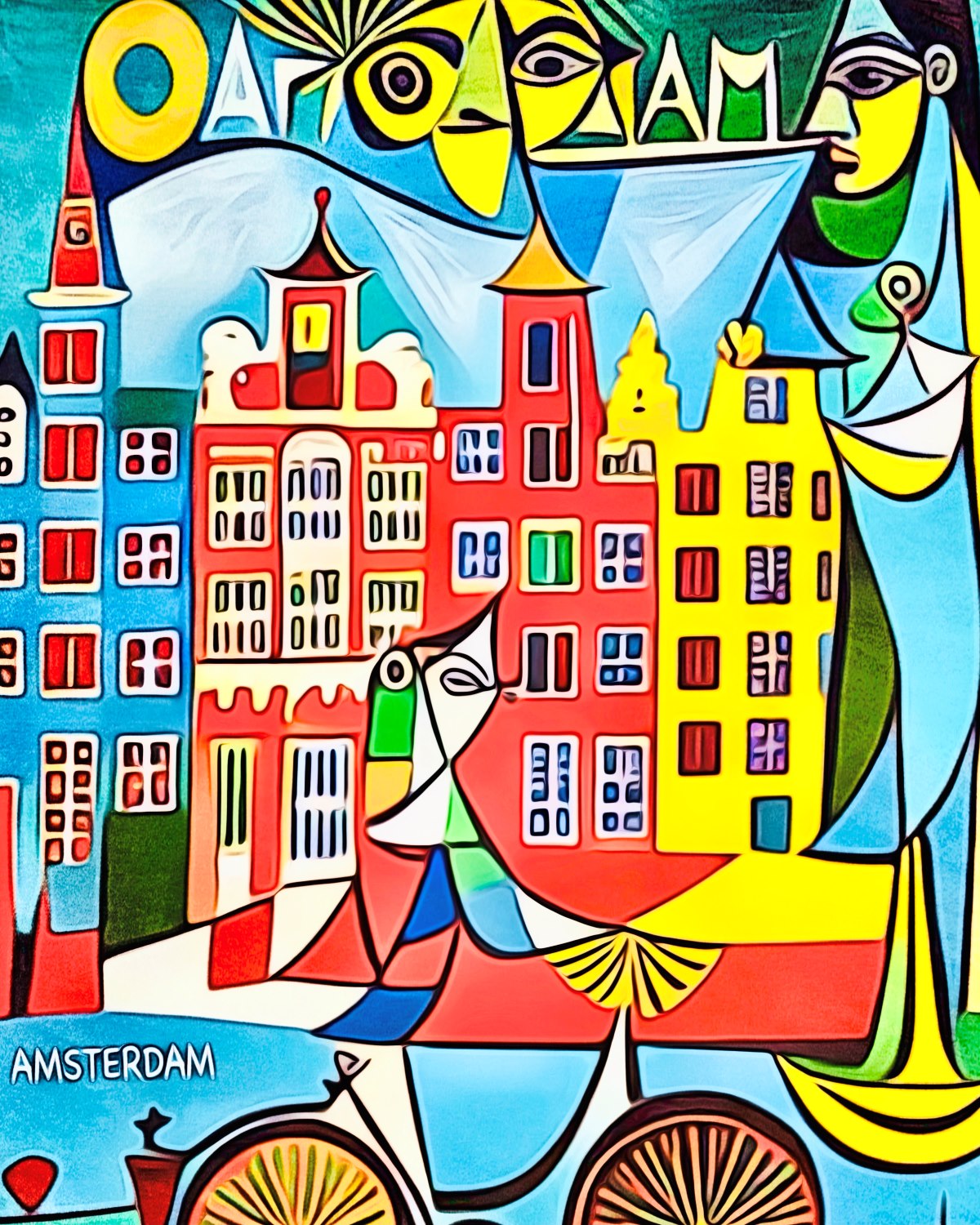 Malen nach Zahlen - Amsterdam, Globetrotter by Zamart