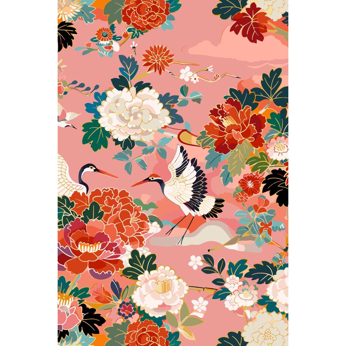 Malen nach Zahlen - Malen nach Zahlen - Spring Cranes - Premium Painting