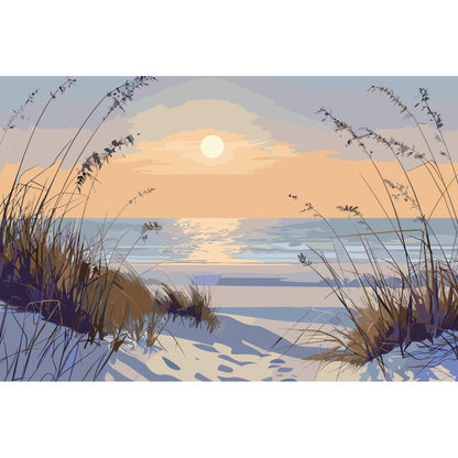 Malen nach Zahlen - Malen nach Zahlen - On Dunes - Premium Painting