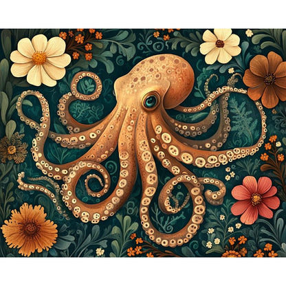 Malen nach Zahlen - Malen nach Zahlen - Oktopus