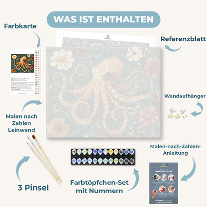 Malen nach Zahlen - Oktopus