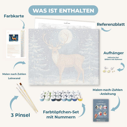 Malen nach Zahlen - Majestätischer Hirsch