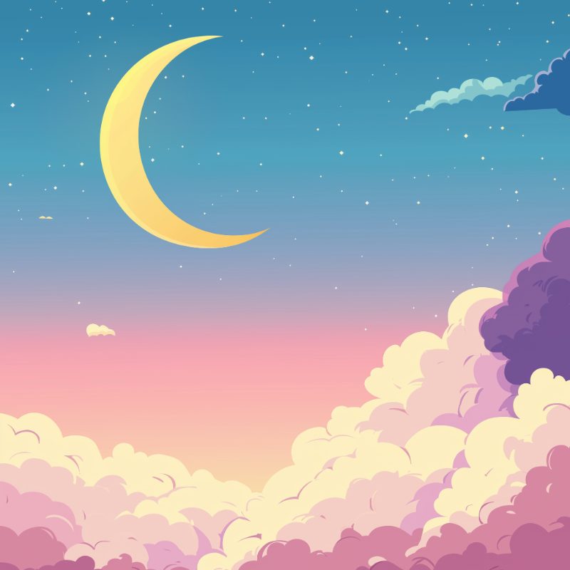 Malen nach Zahlen - Mini Malen nach Zahlen mit Rahmen - Pink sky