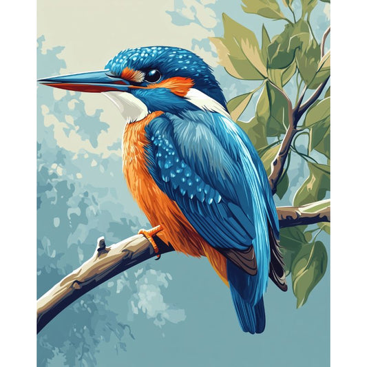 Malen nach Zahlen - Malen nach Zahlen - Eisvogel