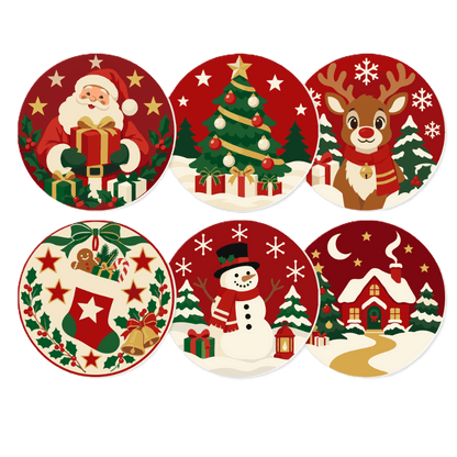 Malen nach Zahlen Tischset – Klassische Weihnachten