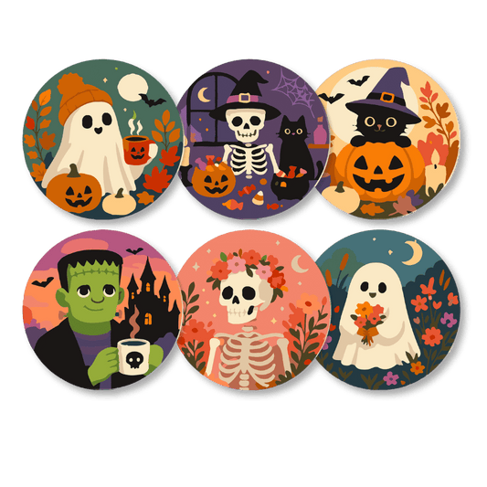 Malen nach Zahlen Tischset – Halloween - Malen nach Zahlen