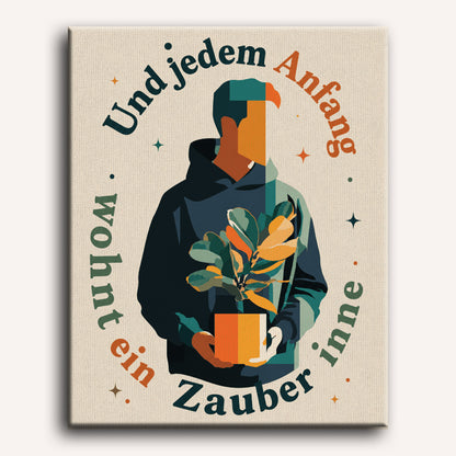 Malen nach Zahlen - Anfang