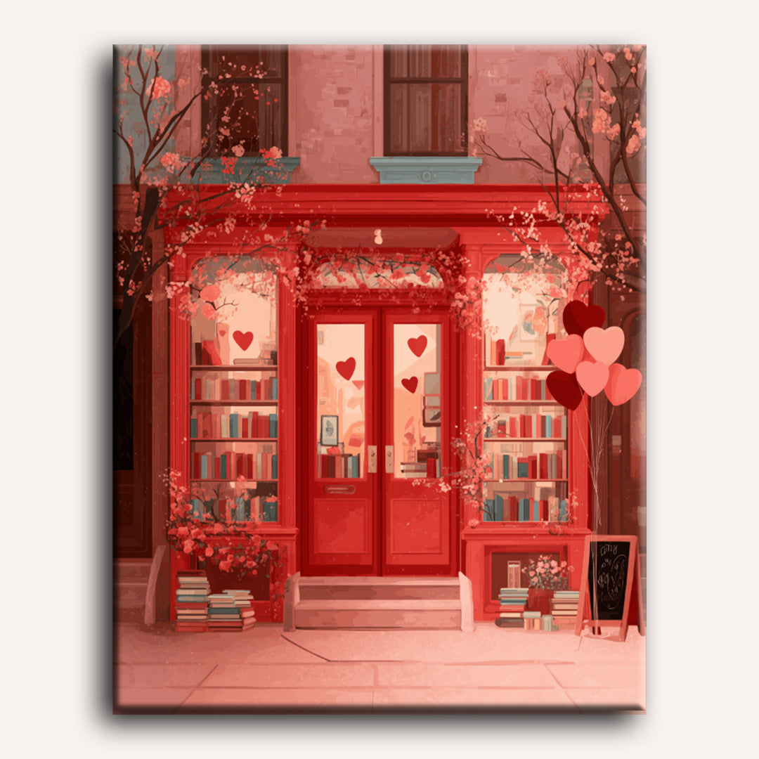 Malen nach Zahlen - Buchhandlung der Liebe