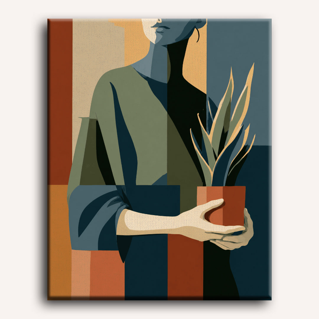 Malen nach Zahlen - Botanische Balance