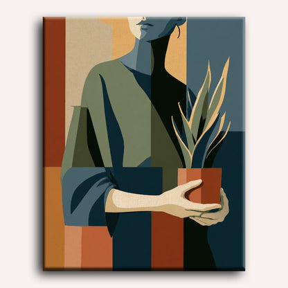 Malen nach Zahlen - Botanische Balance
