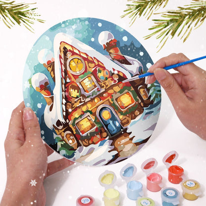 Malen nach Zahlen - Weihnachts-Tischsets | 6 Stück