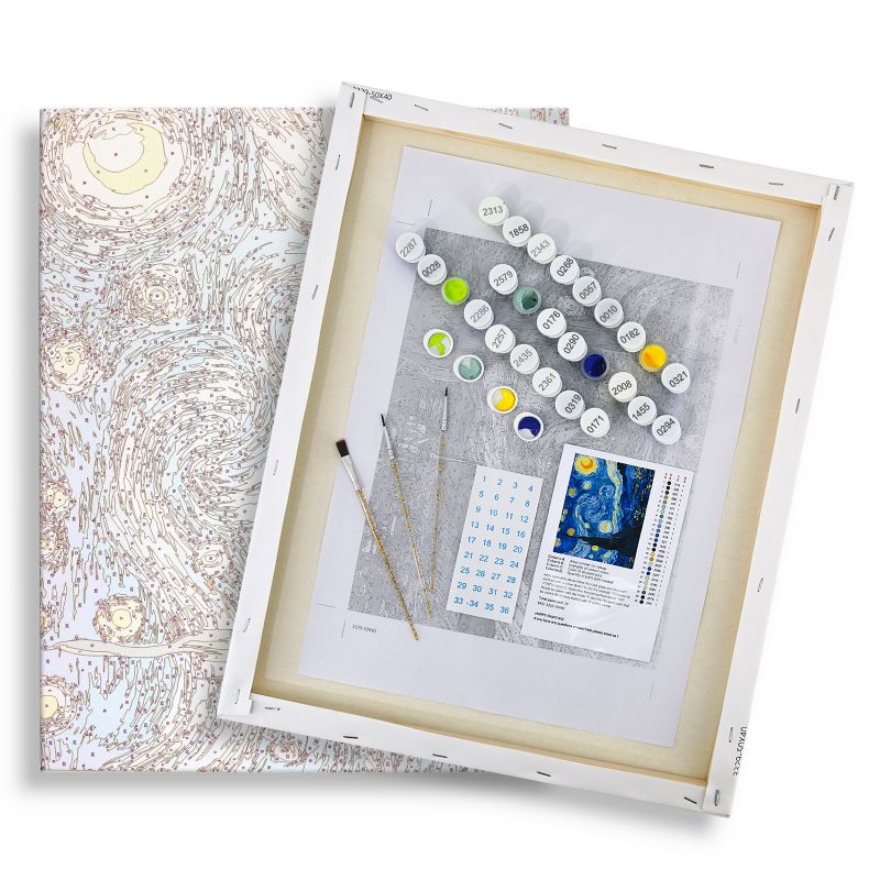Malen nach Zahlen - Wachspalmen