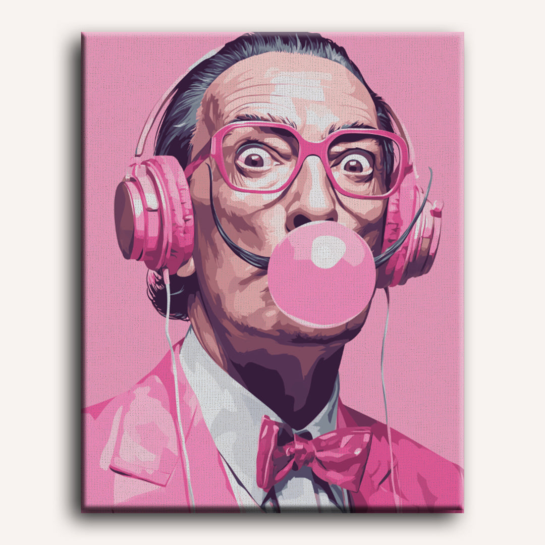 Malen nach Zahlen - Extravagante Künstlerin
