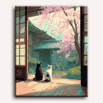 Malen nach Zahlen - Japanische Stille