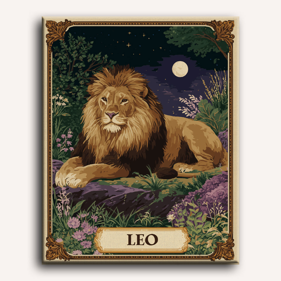 Malen nach Zahlen - Leo