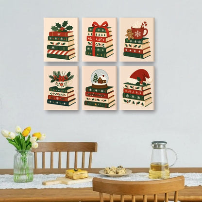 6 Mini-Gemälde | Weihnachtskapitel Set