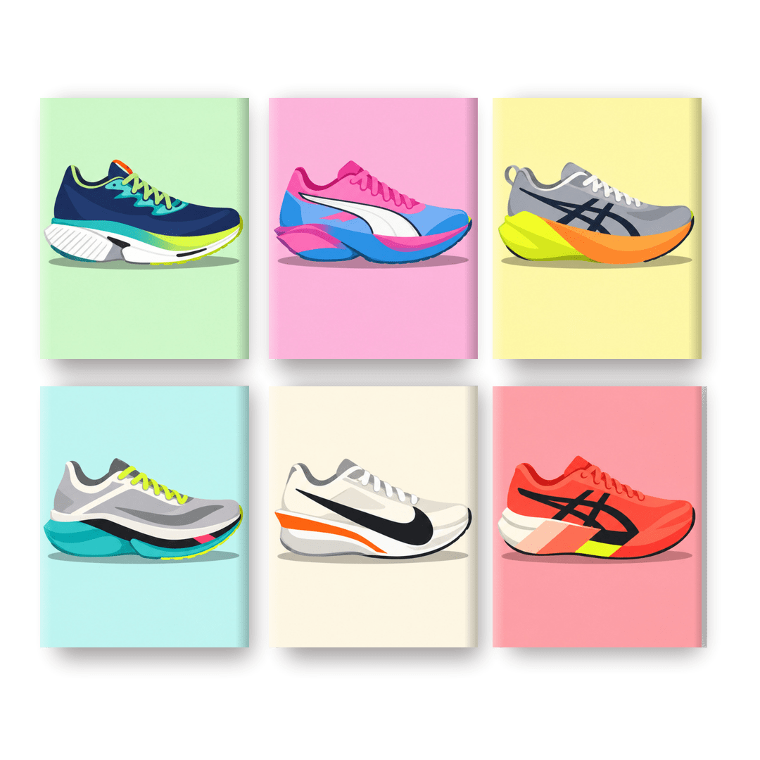 6 Mini-Gemälde | Sneakerheads Set