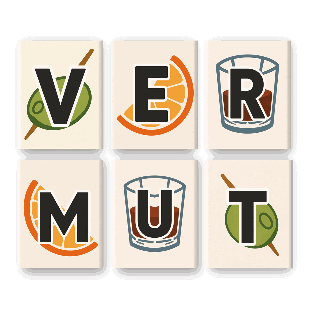 6 Mini-Gemälde | Vermut Set - Malen nach Zahlen