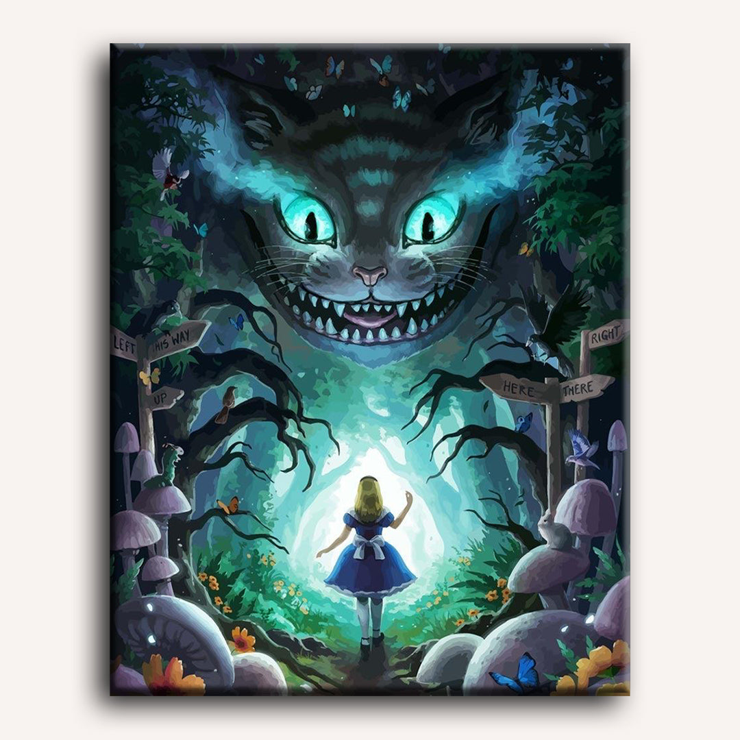 Malen nach Zahlen - Das Wunderland betreten  - by jojoesart