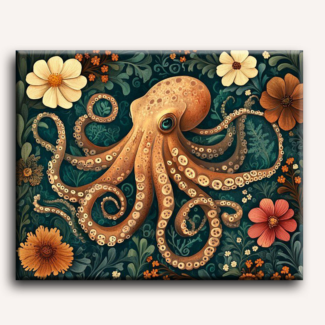 Malen nach Zahlen - Oktopus