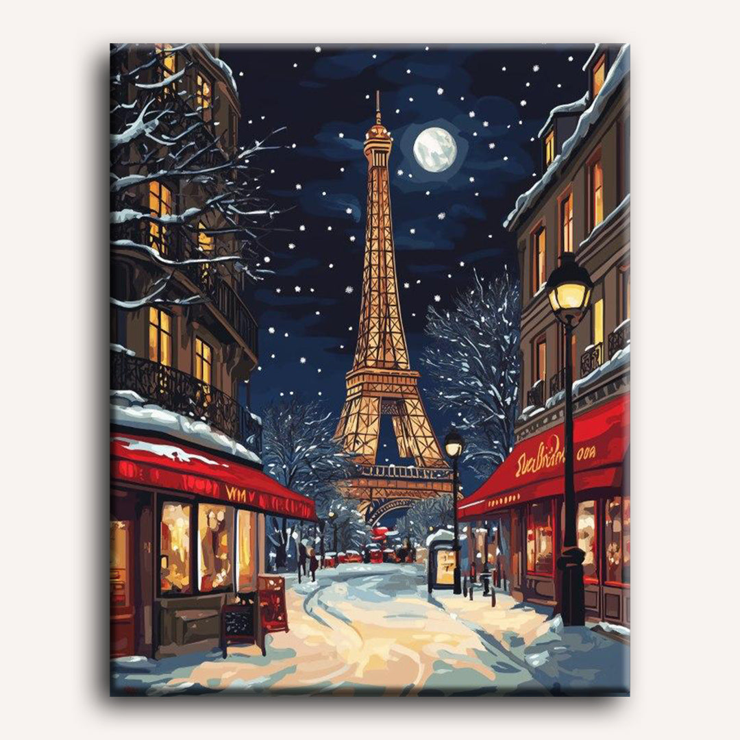 Malen nach Zahlen - Weihnachten in Paris