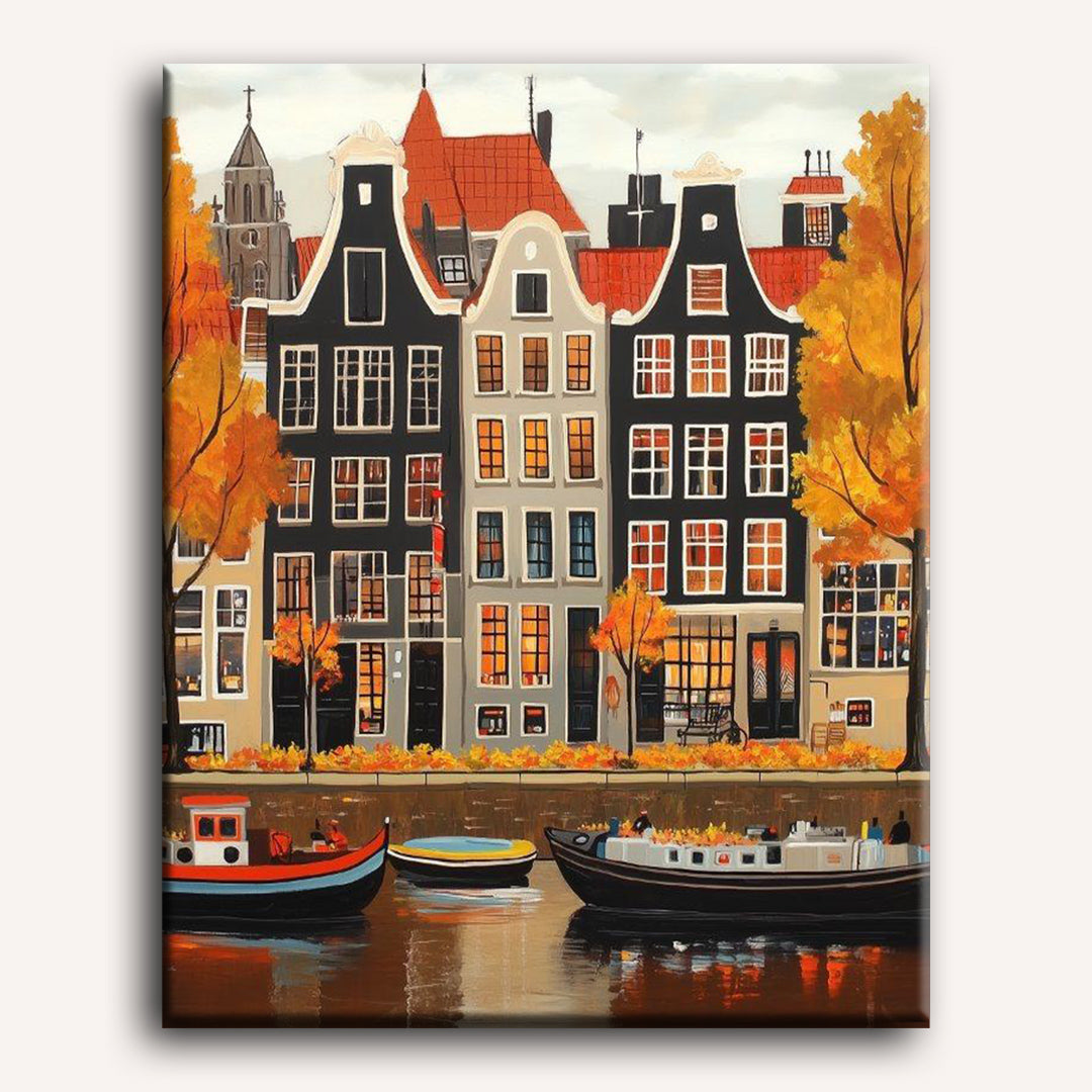 Malen nach Zahlen - Wunderschönes Amsterdam