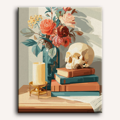 Malen nach Zahlen - Moderne Vanitas