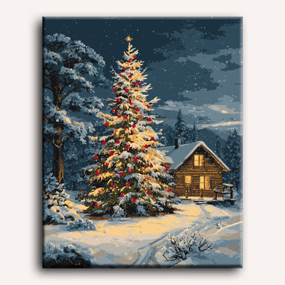 Malen nach Zahlen - Stille Nacht