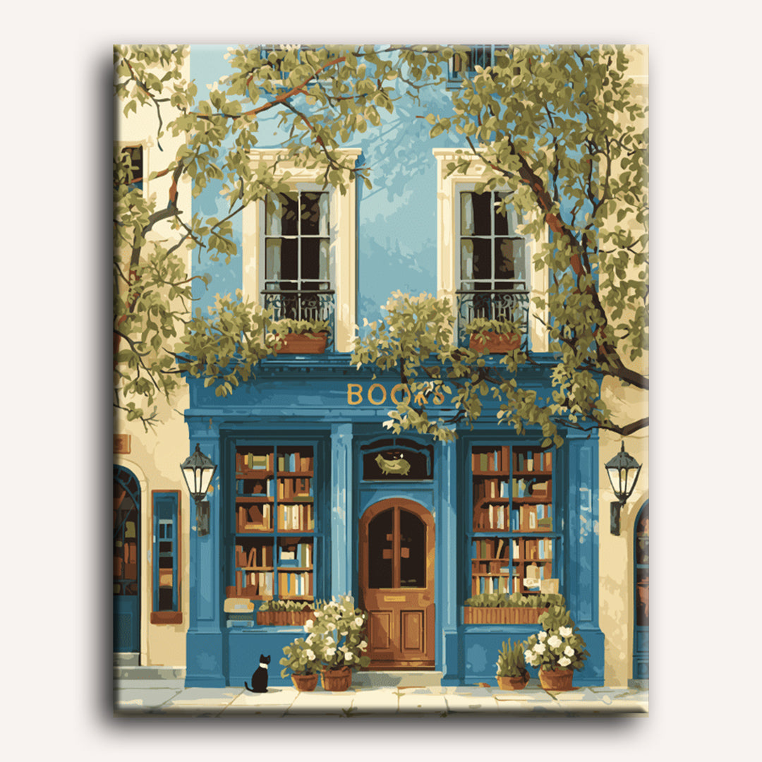 Malen nach Zahlen - Die blaue Buchhandlung