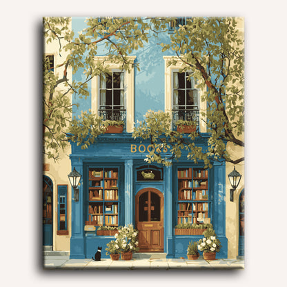 Malen nach Zahlen - Die blaue Buchhandlung
