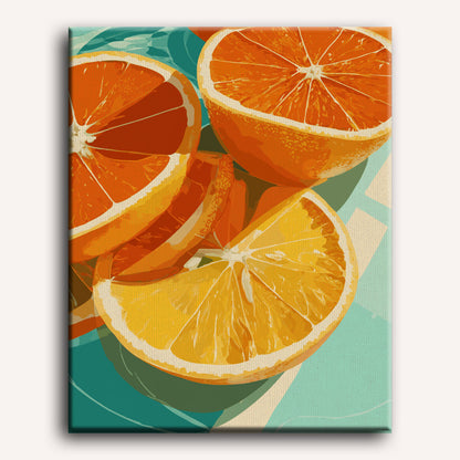 Malen nach Zahlen - Vitamin C