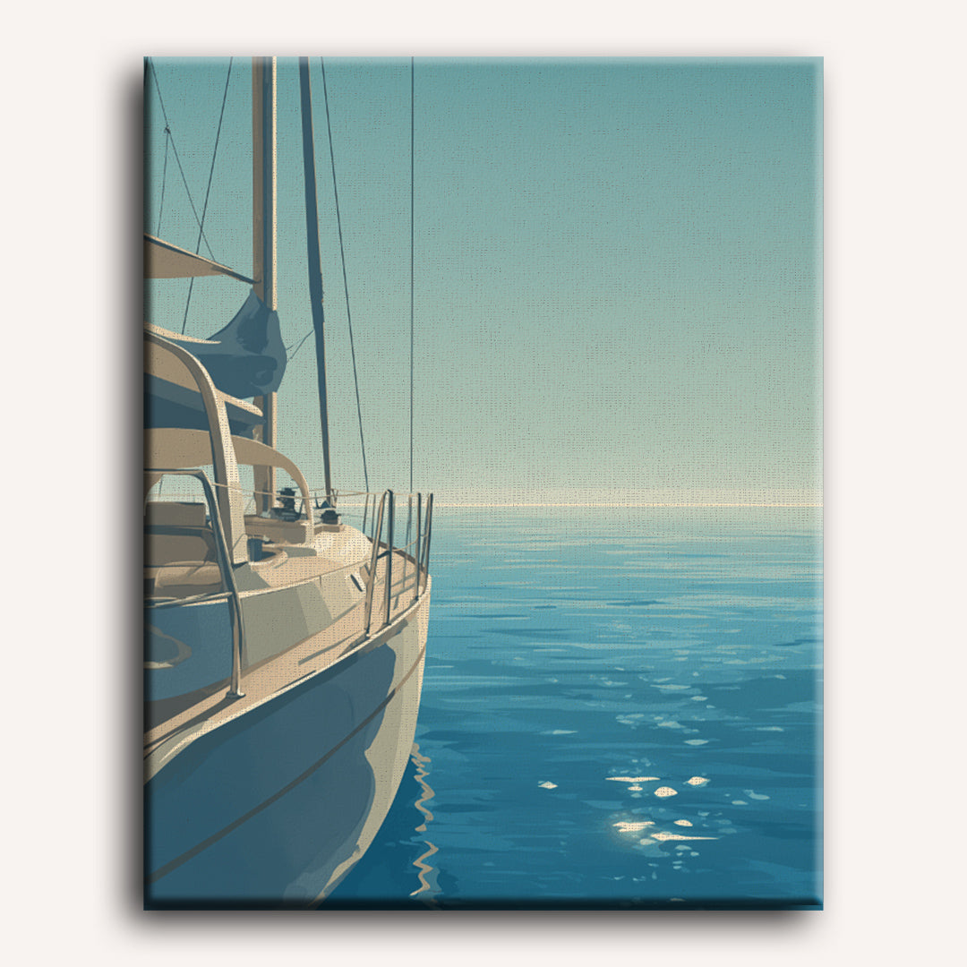 Malen nach Zahlen - Yachtleben