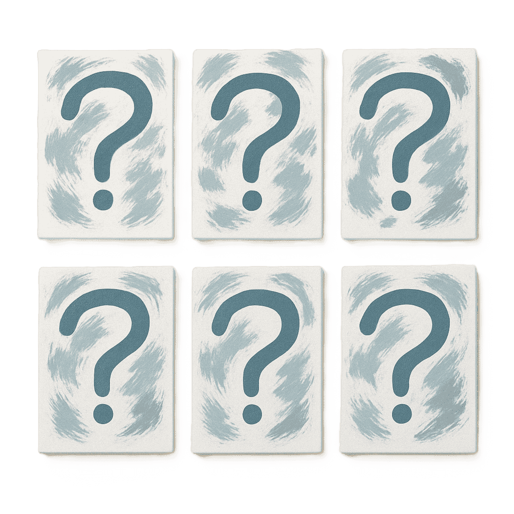 6 Mini-Gemälde | Mystery-Set-Malen nach zahlen