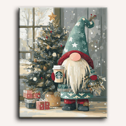 Malen nach Zahlen - Weihnachtswichtel