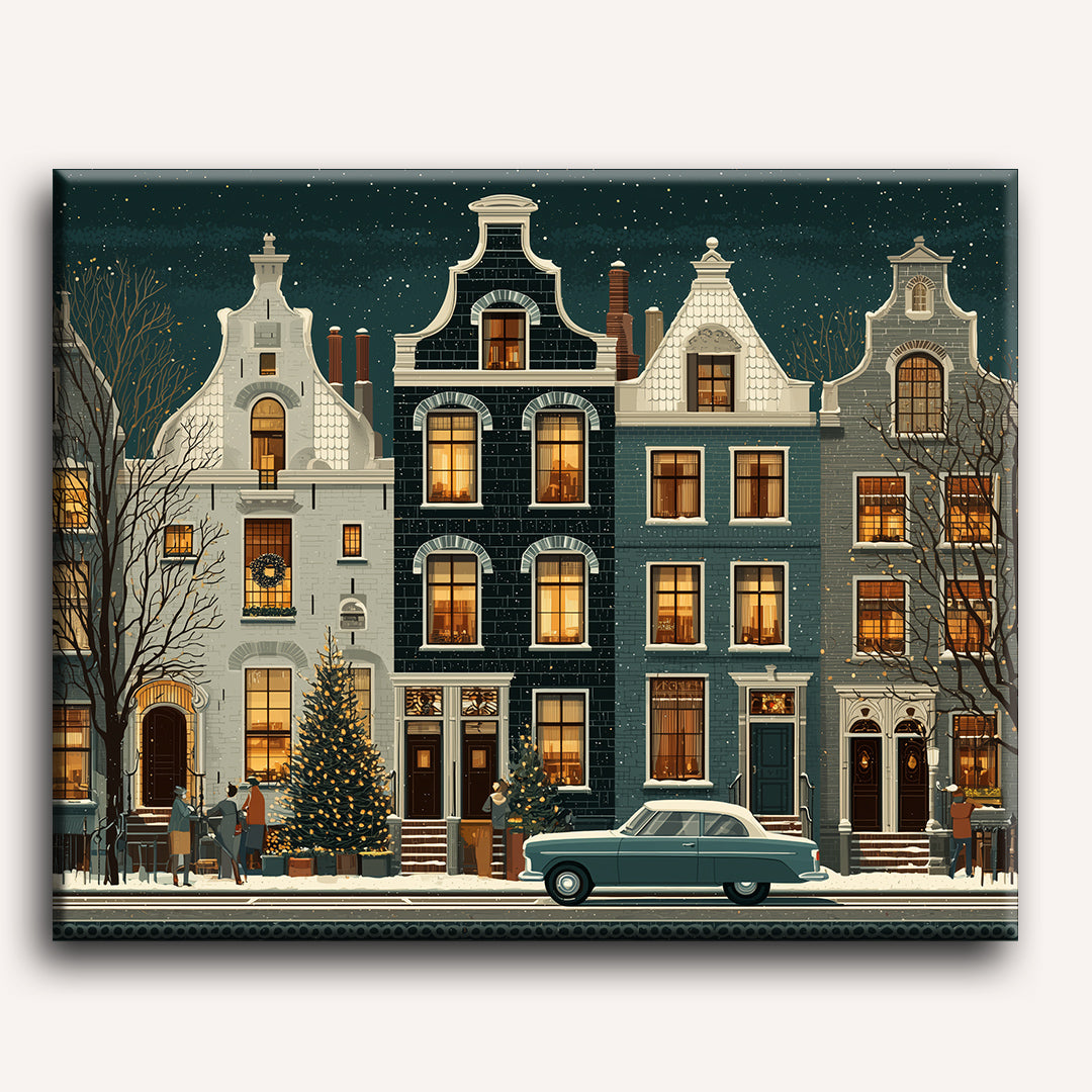 Malen nach Zahlen - Lichter von Amsterdam