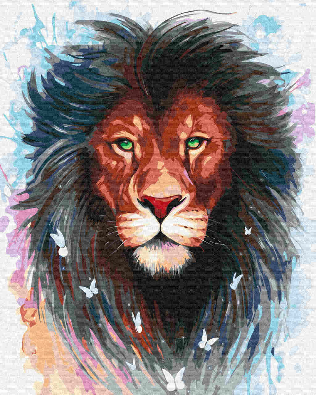 Malen nach Zahlen - Malen nach Zahlen - Scared King - by Pixie Cold