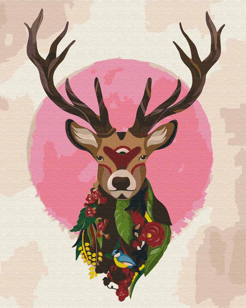 Malen nach Zahlen - Malen nach Zahlen - Hirsch - Artist's Edition - by Anneke Schipper