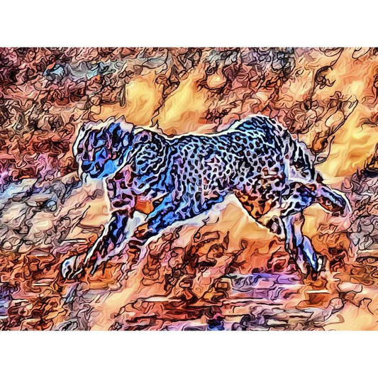 Malen nach Zahlen - Malen nach Zahlen - Auf der Jagd (Namibia) - Artist's Edition - by zamart