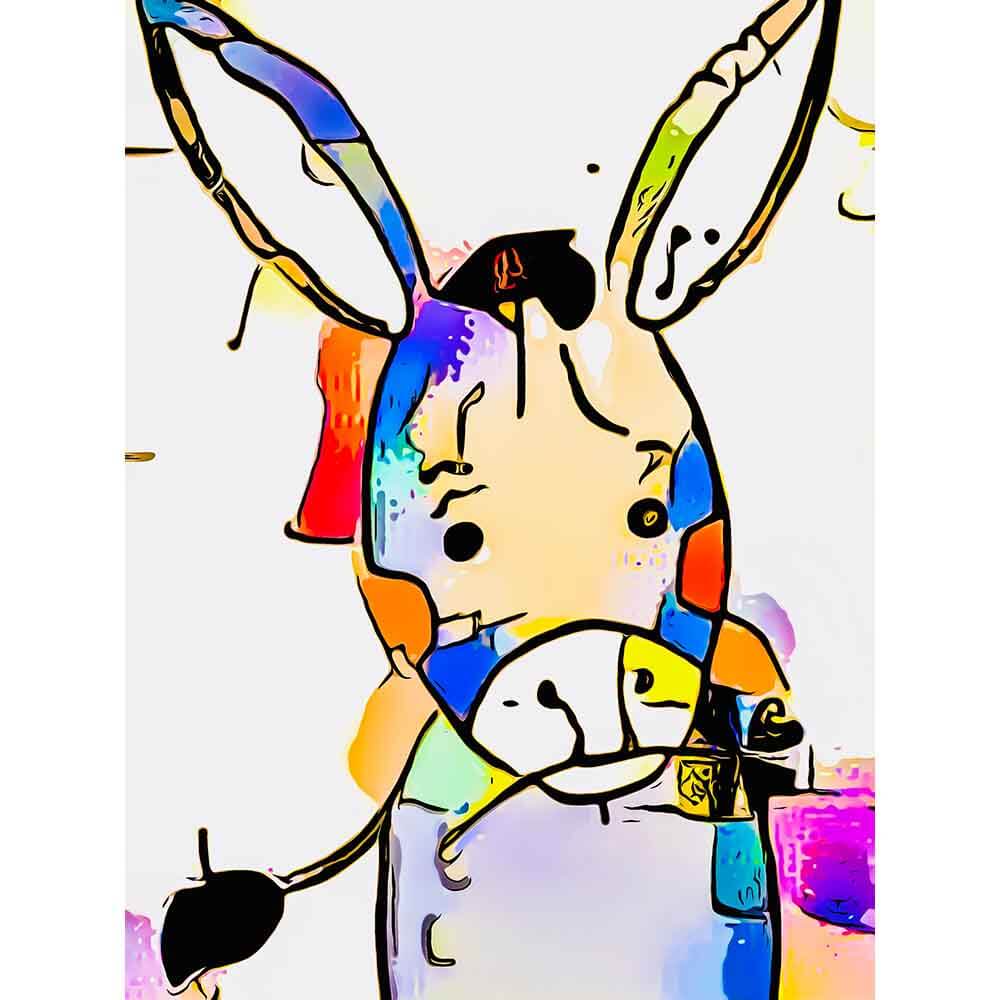 Malen nach Zahlen - Malen nach Zahlen - Esel - Artist's Edition - by zamart