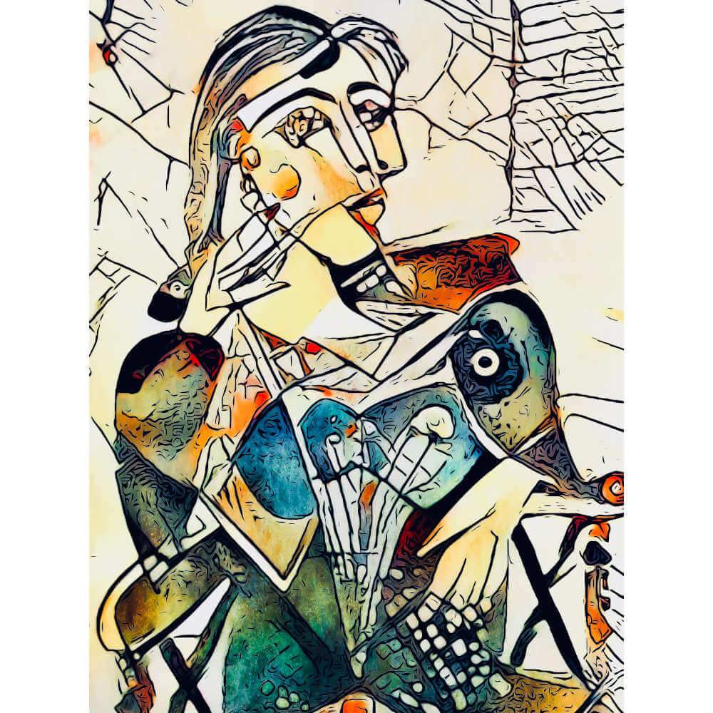 Malen nach Zahlen - Malen nach Zahlen - Hommage an Picasso - Artist's Edition - by zamart