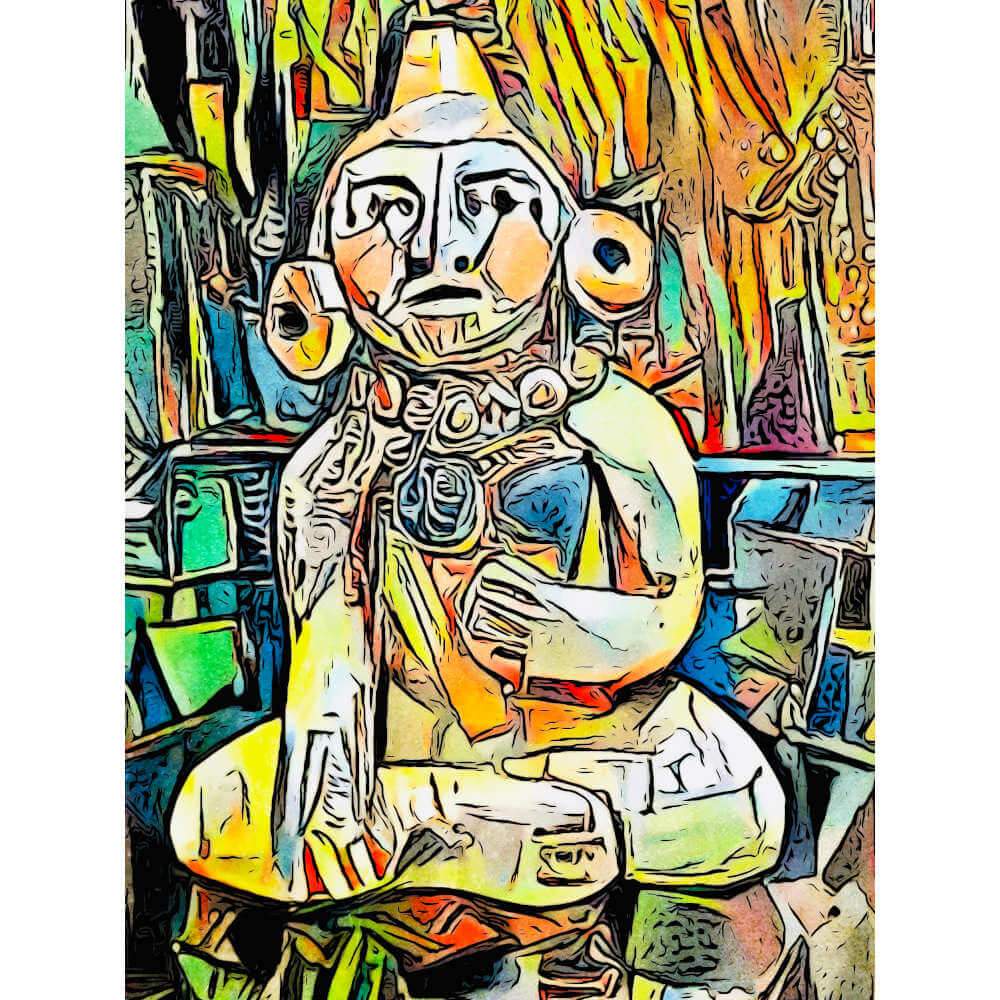 Malen nach Zahlen - Malen nach Zahlen - Mayas Motiv 3 - Artist's Edition - by zamart