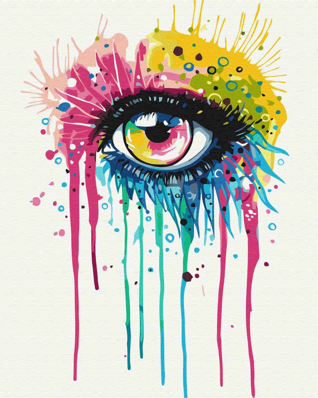 Malen nach Zahlen - Malen nach Zahlen - rainbow - by Pixie Cold