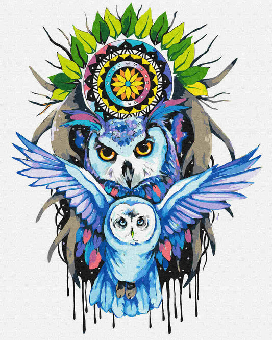 Malen nach Zahlen - Malen nach Zahlen - owlking - by Pixie Cold
