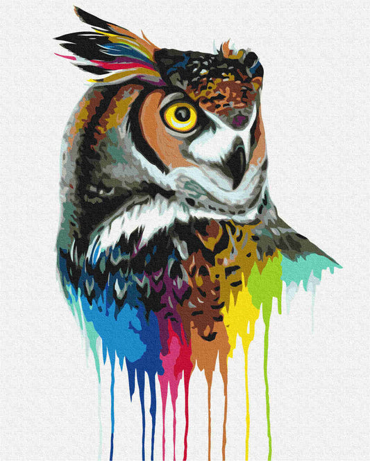 Malen nach Zahlen - Malen nach Zahlen - owl - by Pixie Cold
