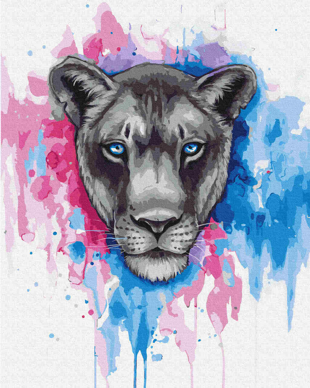 Malen nach Zahlen - Malen nach Zahlen - Miezekatze - by Pixie Cold