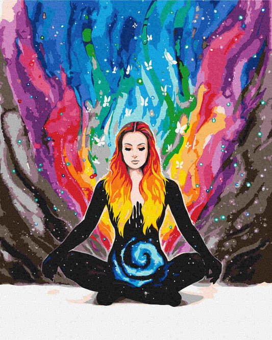 Malen nach Zahlen - Malen nach Zahlen - Meditation - by Pixie Cold